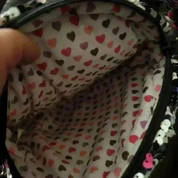 Ty zebra print bag with tags 6 ways to wear in new shape super cute flip sequins - Picture 4 of 4